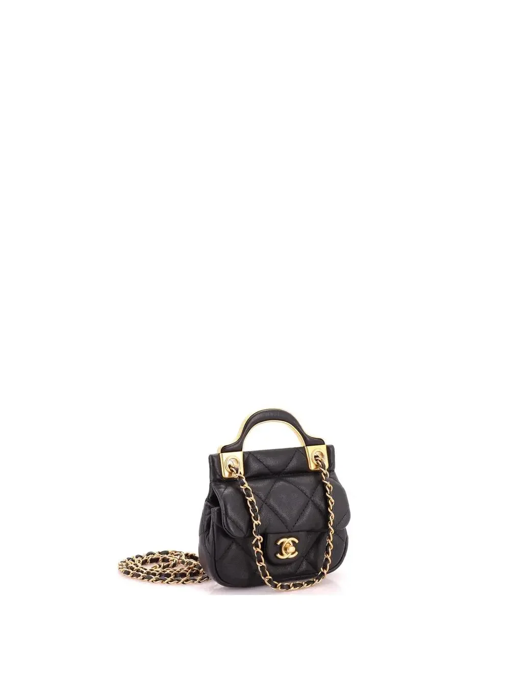 Chanel Lady Handle Flap Card Holder On #307024C26B